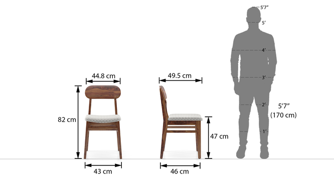 Live Edge 6 Seater Dining Table With Set of Vivien Chairs