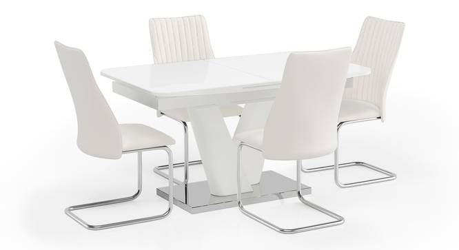 Caribu 4 to 6 Extendable - Ingrid (Leatherette) 4 Seater Dining Table