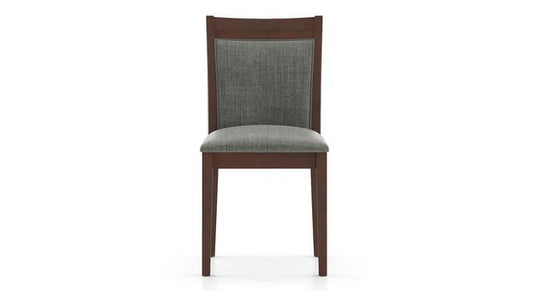 Solid Wood Dining Chair set of 2 in Grey Finish