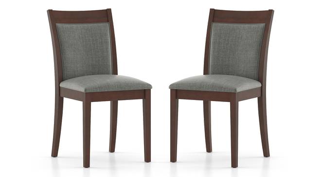 Solid Wood Dining Chair set of 2 in Grey Finish