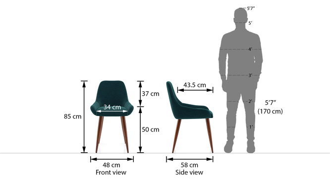 Solid Wood 6 Seater Dining Table With Rickman Lounge Chairs